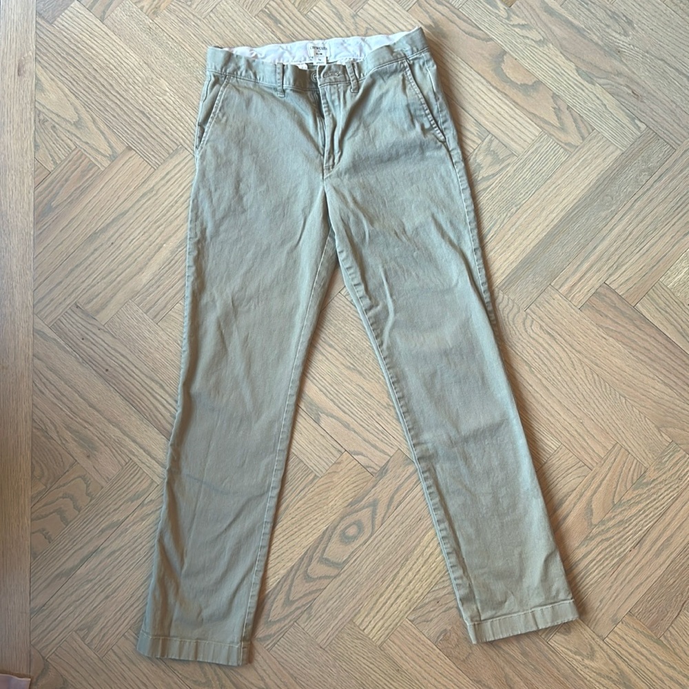 Boys Slim Fit JCrew Chino Pants, size 14 in Beige (run small)